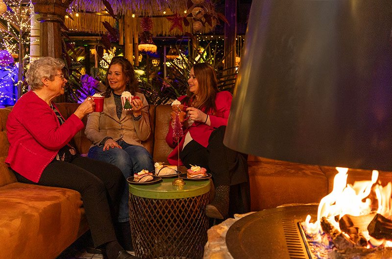 Winterse lekkernijen in het restaurant van Pantropica