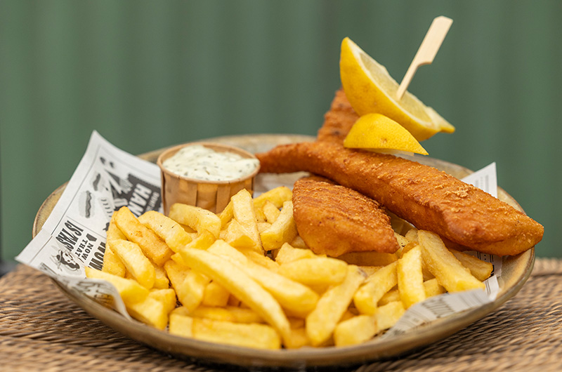 Zomerspecial fish and chips